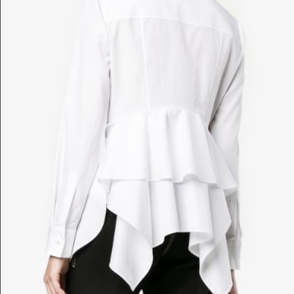 Alexander McQueen Ruffle Back Shirt
